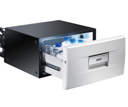 Dometic CoolMatic CD 30 lodówka szufladowa do zabudowy  biała - w schowkach wewnętrznych i zewnętrznych - 9105303054 