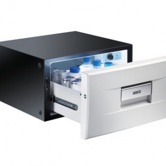 Weaco CoolMatic CD 30 lodówka szufladowa do zabudowy  biała - w schowkach wewnętrznych i zewnętrznych  - nr kat. 7803087B