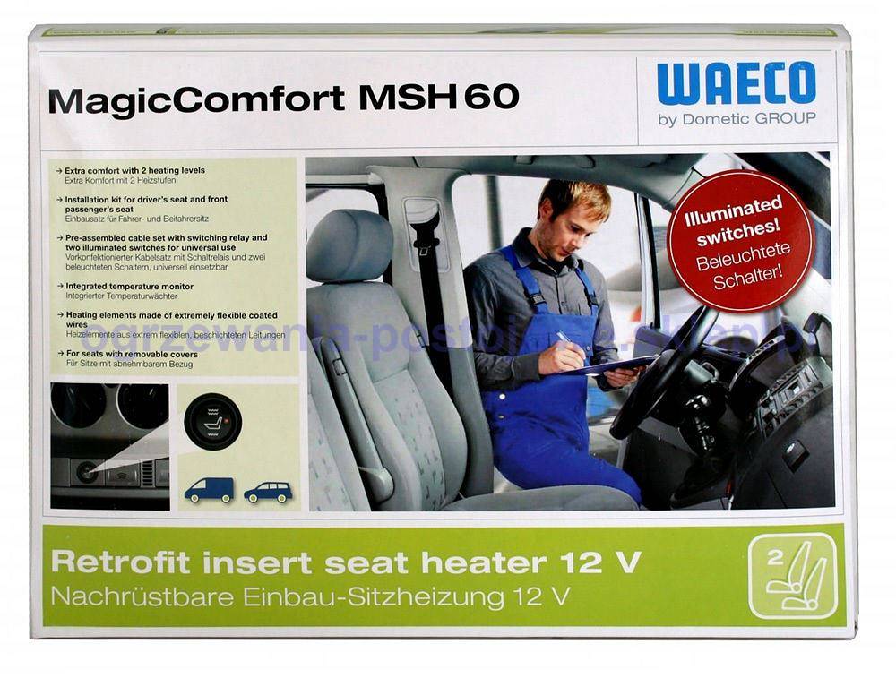 DOMETIC WAECO MSH-60 12V Magic Heat installation chauffage de