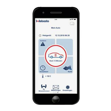 Ogrzewanie postojowe Webasto do Audi S5 F2 benzyna  sterowane aplikacją ThermoConnect